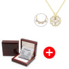 To My Daughter's 4-Leaf Clover "Lucky Charm" Necklace with Luxury Gift Box