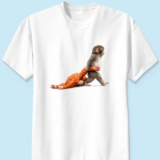 Monkey Punch Graphic Shirt, Viral Baby Monkey, Animal Lover Gift