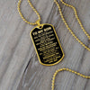 Son Yourself Means Everything, Dog Tag Necklace, Best Gift For Son On Special Days