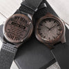 To My Man I I Love You I Engraved Wooden Watch