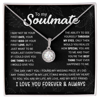 Soulmate The Day I Met You | Anniversary Necklace Gift for Her | Eternal Hope Necklace