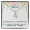 To My Mom | I Love You | Necklace For Mother On Special Day