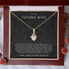 To My Future Wife | Sometimes It's Hard | Necklace With Premium Gift Led Box