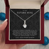 To My Future Wife | Sometimes It's Hard | Necklace With Premium Gift Led Box
