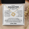 To My Daughter | Reach For The Stars | Necklace Gift From Dad | Perfect Gift For Daughter