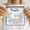 To My Daughter Necklace | Promise To Love You | Premium Gift Box Set