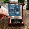 To My Son I Never Feel That You Are Alone I Love You Forever Bracelet I Gift For Son From Dad