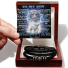 To My Son I My Baby Boy I Love You Forever Bracelet I Gift For Son From Dad