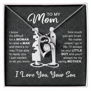To My Mom From Son | I'll Always Be Your Little Boy | Forever Love Necklace