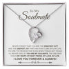 To My Soulmate | You Are My Soulmate | Romantic Gift For Her | Forever Love Necklace