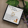 To My Daughter | Proud To Be Your Father | Forever Love Necklace | Father to Daughter Gift