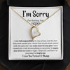 I'm Sorry For Hurting you | Forever Love Necklace | Premium Led Gift Box Set