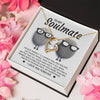 Soulmate I Am Not Perfect, Forever Love Necklace, Unique Gift For Her