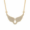 Angel Wing Necklace for Women – Sparkling Cubic Zirconia Pendant Jewelry Gift
