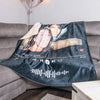 Custom Music and Photo Starlight Blanket - Anniversary & Couple gift