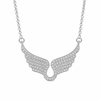 Angel Wing Necklace for Women – Sparkling Cubic Zirconia Pendant Jewelry Gift