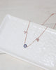 Dainty Initials Evil Eye Necklace – Personalized and Protective Gifts