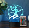 LED Table Lamp with Handball Decoration – Stylish Light for Sports Enthusiasts