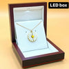 Hidden Name Daisy Necklace with Gift Box - A Secret Message for Your Loved One