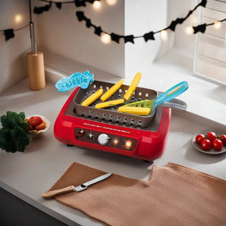Magic Fry Gourmet Cooking Box, Kitchen Set Toy For Kids, Perfect Gift For Children