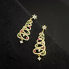 Diamond Christmas Tree Earrings – Sparkling Festive Elegance