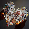 Custom Heart Shape Photo Collage Lamp – Illuminate Your Cherished Memories