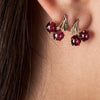 Dark Cherry Earrings – A Sweet Blend of Elegance and Whimsy