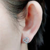 Simple and Elegant Heart-Shaped Earrings – Timeless Love and Sophistication