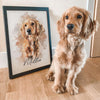 Personalized Watercolor Pet Poster From Photo – Turn Your Pet’s Portrait into Art