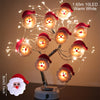 Merry Snowman LED String Lights – Festive Cheer for Your Holidays