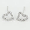 Simple and Elegant Heart-Shaped Earrings – Timeless Love and Sophistication