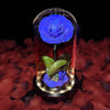 Real Preserved Rose in Glass Dome with LED Lights – Eternal Beauty and Elegance