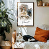 Personalized Watercolor Pet Poster From Photo – Turn Your Pet’s Portrait into Art