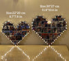 Custom Heart Shape Photo Collage Lamp – Illuminate Your Cherished Memories