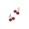 Dark Cherry Earrings – A Sweet Blend of Elegance and Whimsy