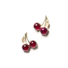 Dark Cherry Earrings – A Sweet Blend of Elegance and Whimsy