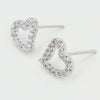 Simple and Elegant Heart-Shaped Earrings – Timeless Love and Sophistication