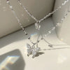 Double Layer Silver & Gold Elegance Necklace – Timeless Beauty with a Contemporary Twist