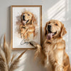 Personalized Watercolor Pet Poster From Photo – Turn Your Pet’s Portrait into Art