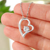 Forever Love Necklace - With real Rose - To my Love