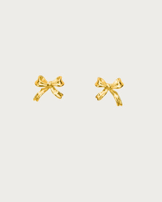 Graceful Ribbon Stud Earrings – Timeless Elegance for Any Occasion