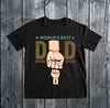 World's Best Dad Hand Bumps - Personalized Premium T-Shirt/ Hoodie - Best Gift For Dad