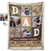 Custom Photo Wrap Yourself Up In This And Consider It A Big Hug - Personalized Fleece Blanket