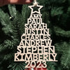 Our Family 2023, Custom Family Name Wooden Ornament, Gift For Family