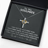 Soulmate Cross Dancing Necklace, I Love You Always Forever, Christmas Gift Ideas