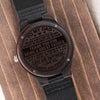 To My Dad | A Great Father | Engraved Wooden Watch