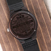 To My Dad | My World Safe | Engraved Wooden Watch