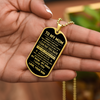 To My Mom - Always Be My Hero, DogTag Necklace Gift