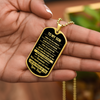 To My Son - Proud Of You, DogTag Necklace Gift Son