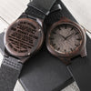 To My Man Wooden Watch for Men, Christmas Gift for Man, Valentines Day Gift for Him, Husband Gift, Watch for Husband